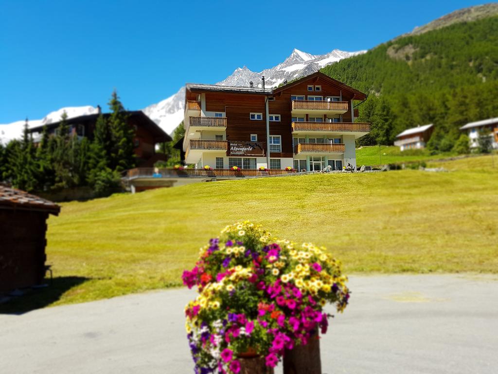 Hotel Alpenperle Saas Fee Exterior foto