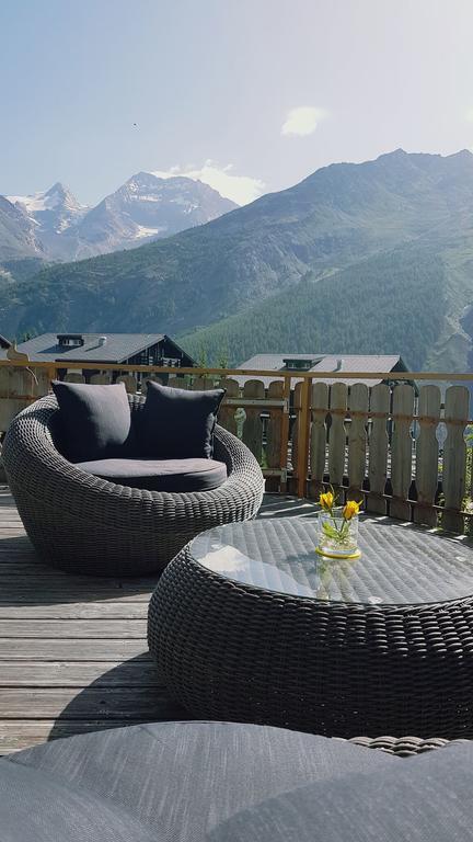 Hotel Alpenperle Saas Fee Exterior foto