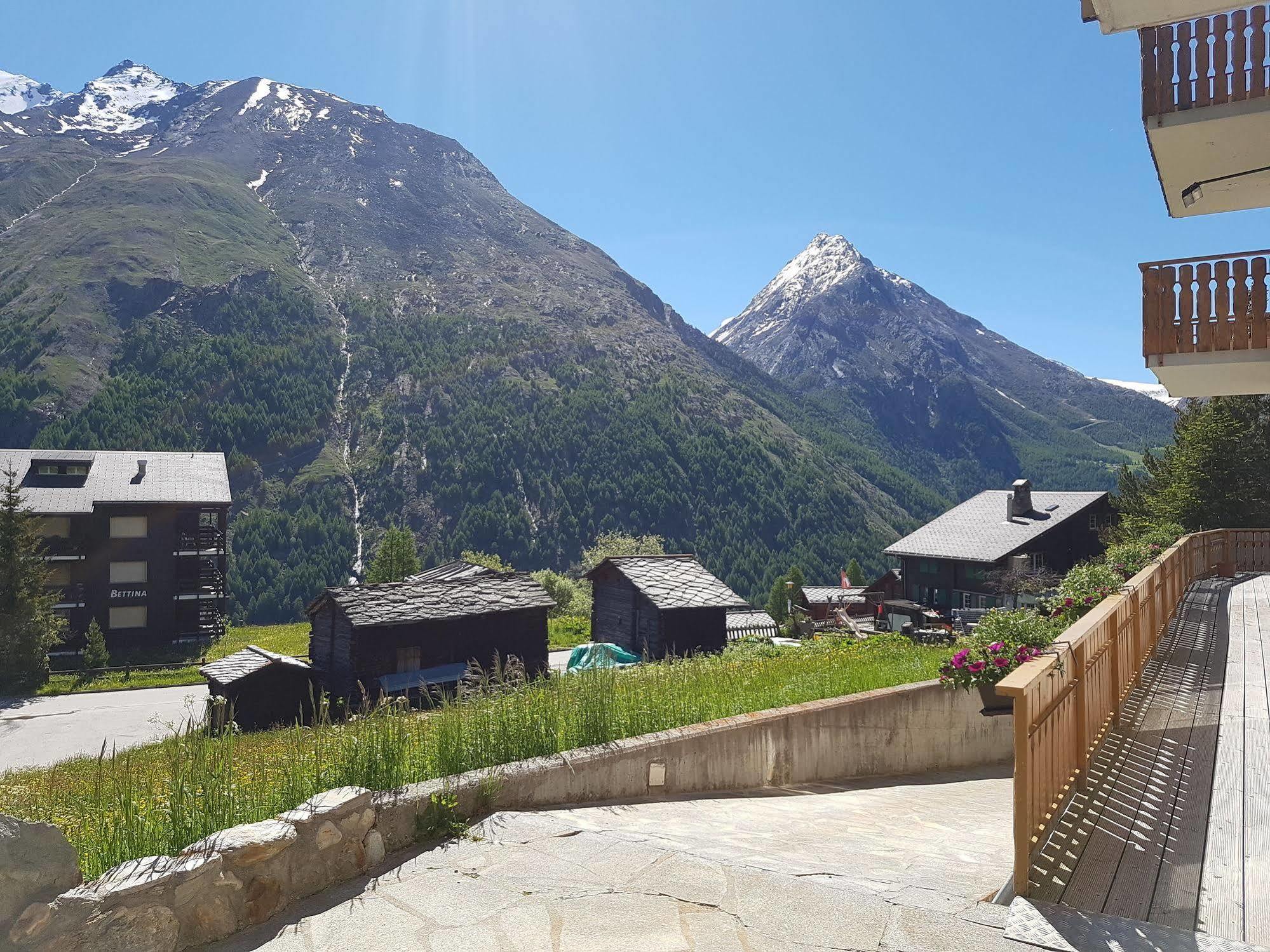 Hotel Alpenperle Saas Fee Exterior foto