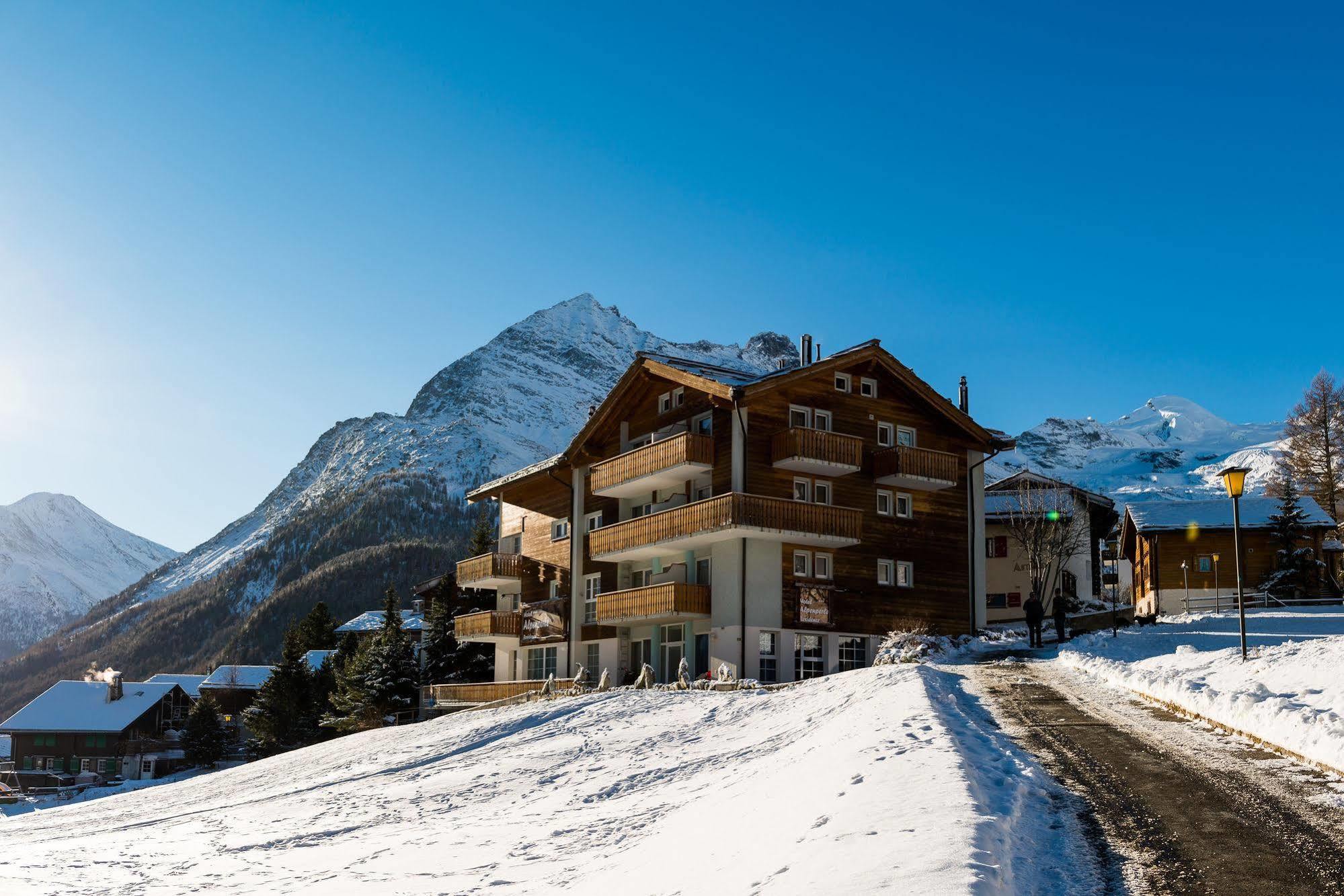 Hotel Alpenperle Saas Fee Exterior foto