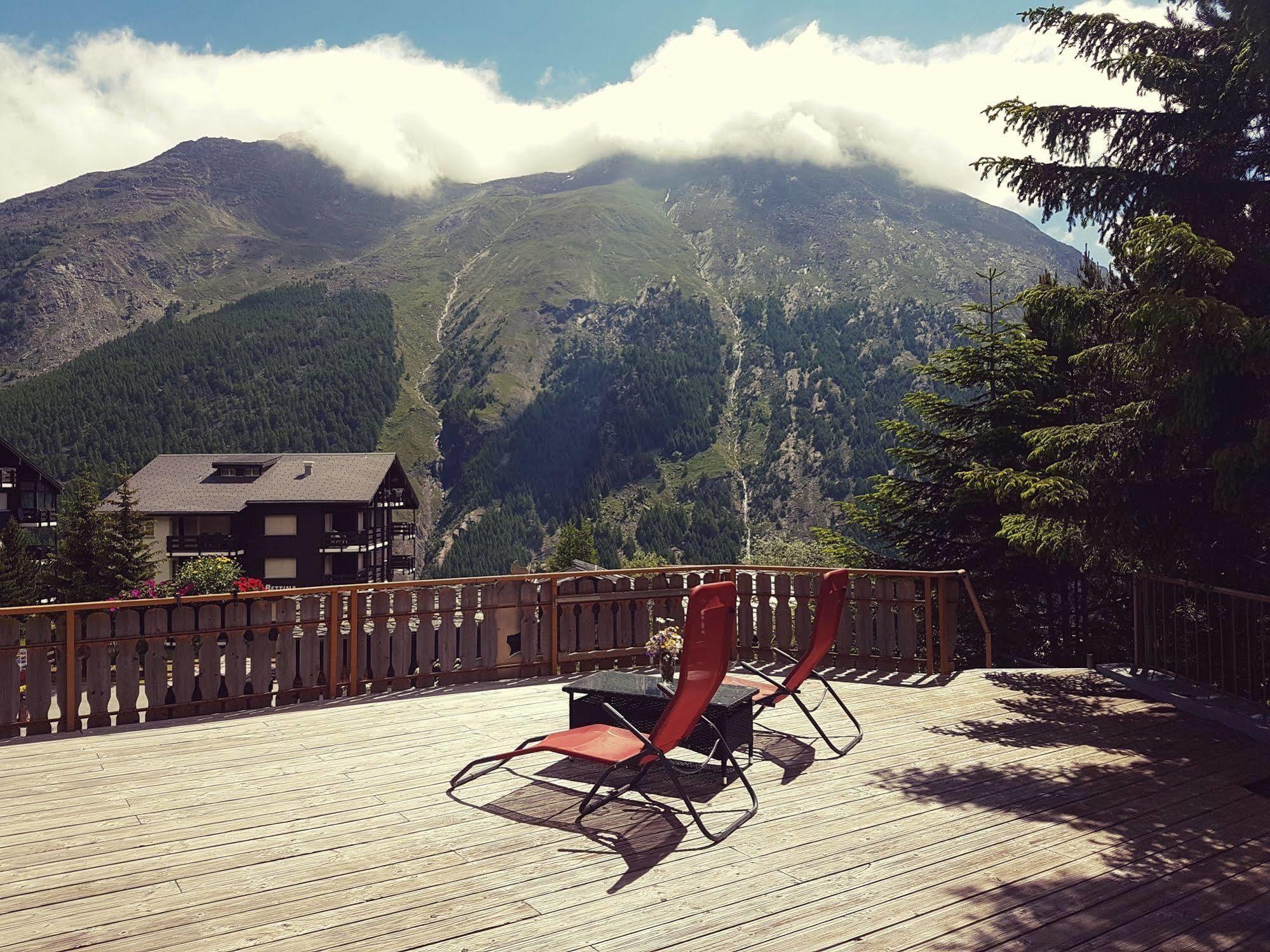 Hotel Alpenperle Saas Fee Exterior foto